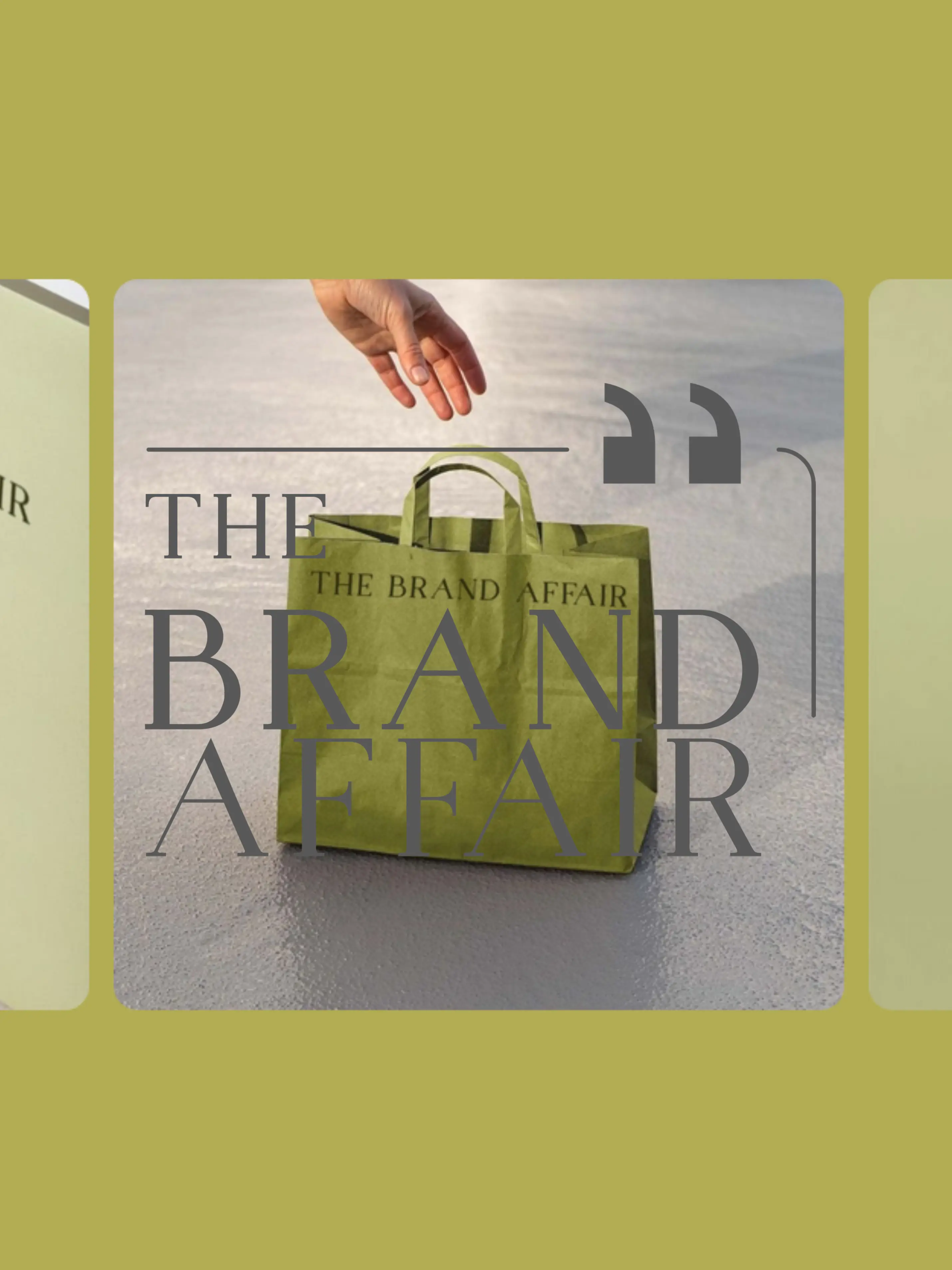 Screenshot van The Brand Affair project